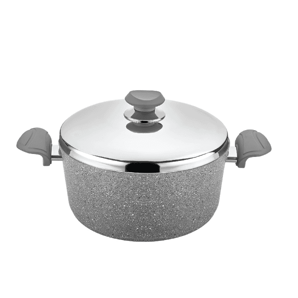 OMS Granite Casserole 34cm Grey 