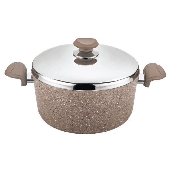 OMS Granite Casserole 34cm Brown