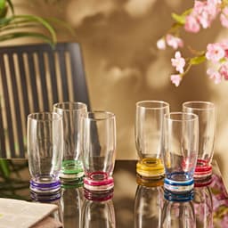 Luminarc Cortina Rainbow High Ball Tumbler 330ml Set of 6 image 1