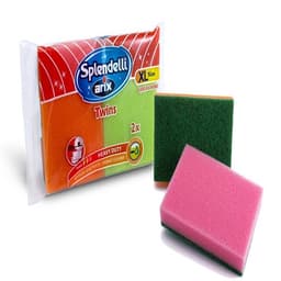 ARIX SPLENDELLI Synthetic Sponge Scrourer 2 Pcs image 0