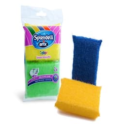 ARIX SPLENDELLI Synthetic Colored Anti-Scratch Sponge 2 pcs image 0