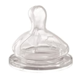Bebeconfort 2 New Teats Silicone Medium Flow Size 1 image 0