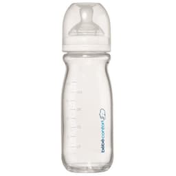 Bebeconfort Glass Bottles Silicone Teat 270ml image 0