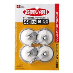 LEC Lever Suction Hook Value Pack of 4 image 0