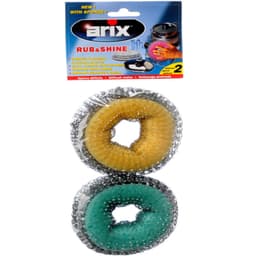 ARIX SPLENDELLI Rub&Shine Metal Synthetic Sponge 2 pcs image 0