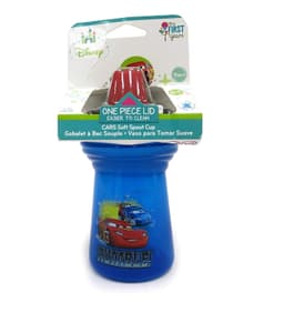 Disney First Years Meal Mates Cars 10oz Soft Spout Sippy Cup image 0