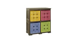 Tontarelli 4 Modular Cubed Storage Unit (Assorted Colors) image 0
