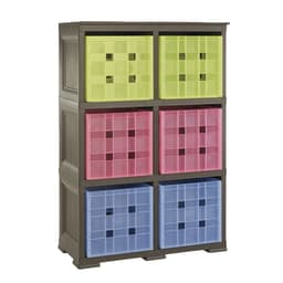 Tontarelli 6 Modular Cubed Storage Unit (Assorted Colors) image 0