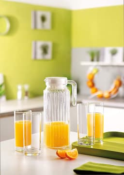 Luminarc Quadro Jug + Lid 1.1 L image 1
