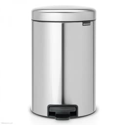 Brabantia Pedal Bin 12Lt - NewIcon - Matt Steel - FPP image 0