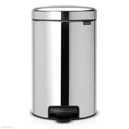 Brabantia Pedal Bin 12Lt - NewIcon - Brilliant Steel image 0