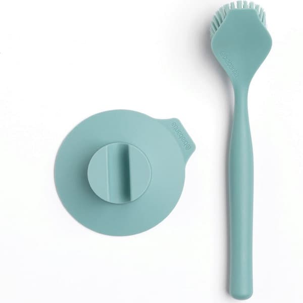 Brabantia Dish Brush w' Suction Cup Holder Mint