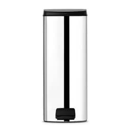 Brabantia Rectangular Pedal Bin 25Lt Brilliant Steel image 0