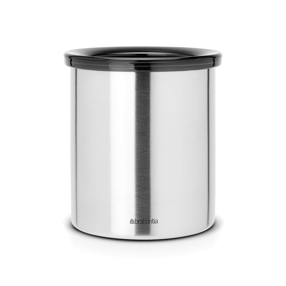 Brabantia Table Bin Matt Steel with Plastic Ring