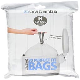 Brabantia Bin Liners White Sac 50-60 L (30 bags) image 0