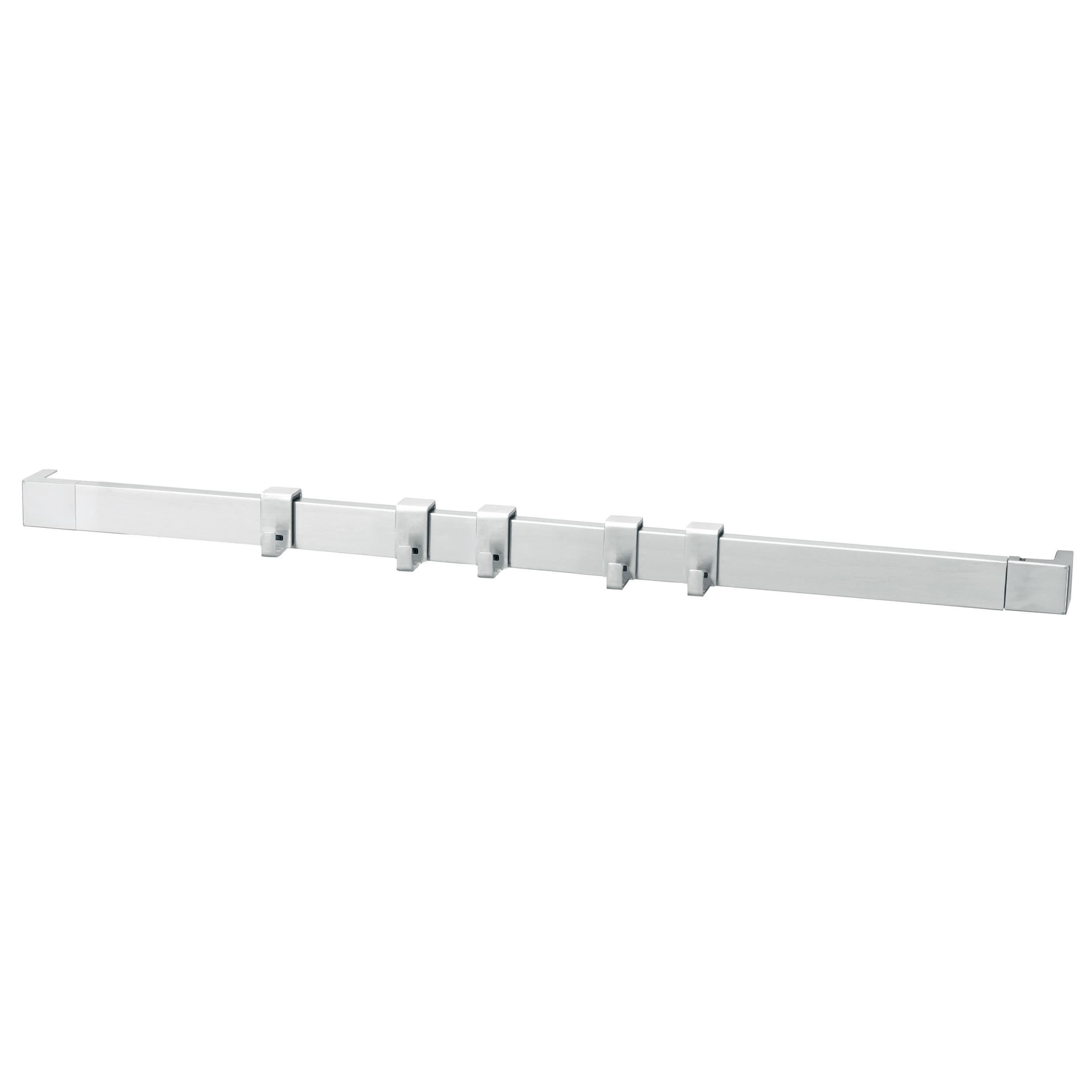 Brabantia Wall Rail 40 cm 5 Movable Hooks