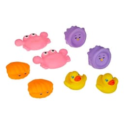 Playgro Bath time Squirtees Girl Version Set of 8 image 0