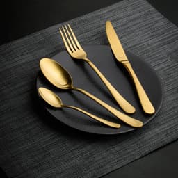 Amefa Austin 24 pcs Cutlery Set - Gold image 1