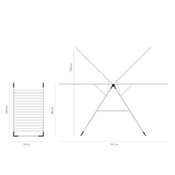 Brabantia Drying Rack T-Model 20 M image 3