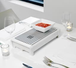 Brabantia Food Warmer 2 Burners White/Grey image 2