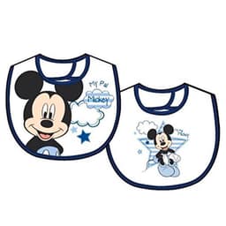 Disney Mickey Polycotton Bibs 2pcs - 21 x 30cm image 0