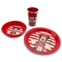 Disney Minnie Mouse Printed Plastic Breakfast Set of 3 image 0