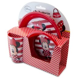 Disney Minnie Mouse Printed Plastic Breakfast Set of 3 image 2