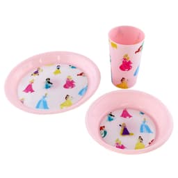 Disney Princess Printed Plastic Breakfast Set of 3 image 0