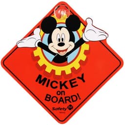 Disney Mickey Mouse Baby On Board Sign image 0