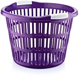 Plast Art Round Laundry Basket (Assorted Colors) image 0
