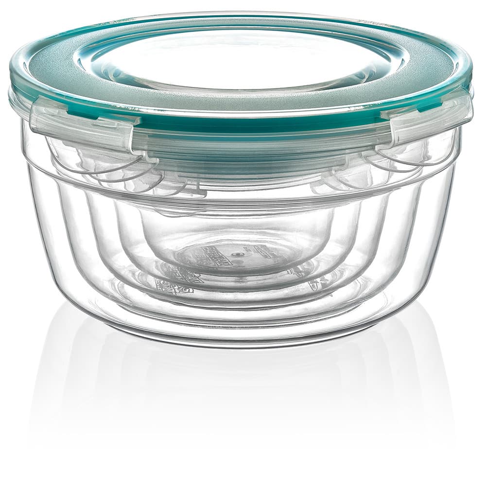 Plast ART Round Fresh Box Set of 5 pcs 5.4 Ltr