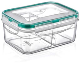 Plast ART Rectangular Divided Fresh Box (2 x 0.5 Ltr) image 0