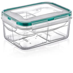 Plast ART Rectangular Divided Fresh Box 0.50 + 0.25 + 0.25 Ltr image 0