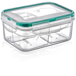 Plast ART Rectangular Divided Fresh Box (4 x 0.25 Ltr) image 0