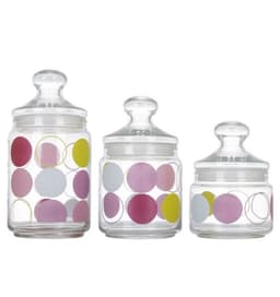 Luminarc Zoom White Pot Club Jars Set of 3 (0.5, 0.75, 1 L) image 0