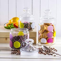 Luminarc Zoom White Pot Club Jars Set of 3 (0.5, 0.75, 1 L) image 1