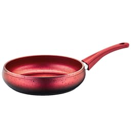 OMS Granite Frying Pan 26cm Ball Shape Red image 0