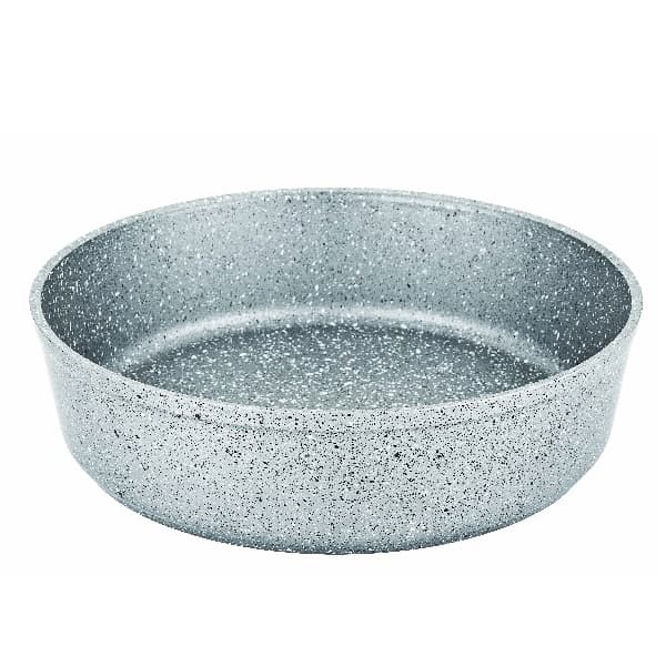 OMS Granite Round Deep Oven Tray 24cm Grey