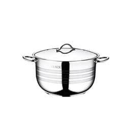 OMS Stainless Steel Casserole with Lid 18cm image 0