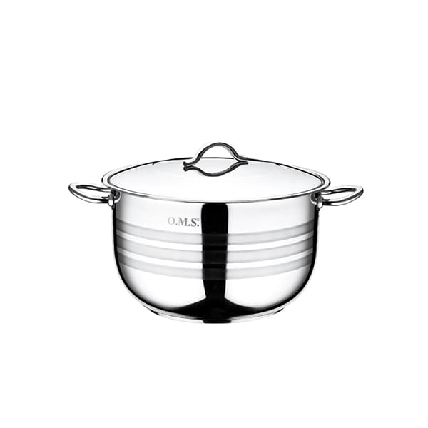OMS Stainless Steel Casserole with Lid 20cm