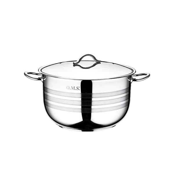 OMS Stainless Steel Casserole with Lid 22cm