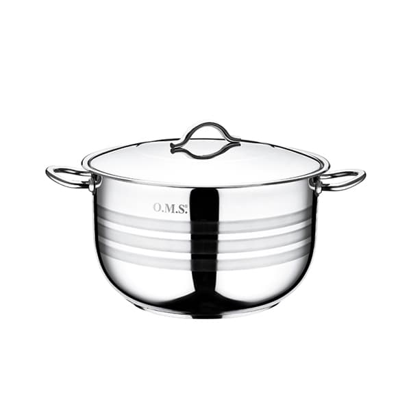 OMS Stainless Steel Casserole with Lid 26cm