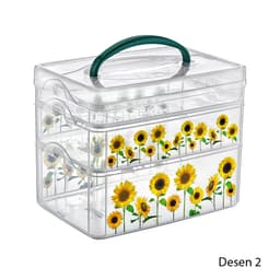 Plast ART Multi-Purpose Box 3 Floors (Assorted Prints) image 3