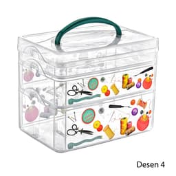 Plast ART Multi-Purpose Box 3 Floors (Assorted Prints) image 2