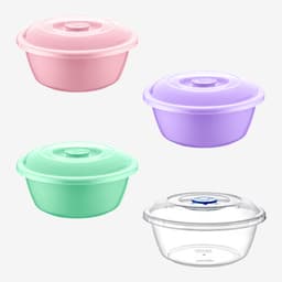 Plast Art Bowl with Cover 25L (Assorted Colors) image 2