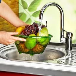 Plast Art Oval Strainer 4L (Assorted Colors) image 1