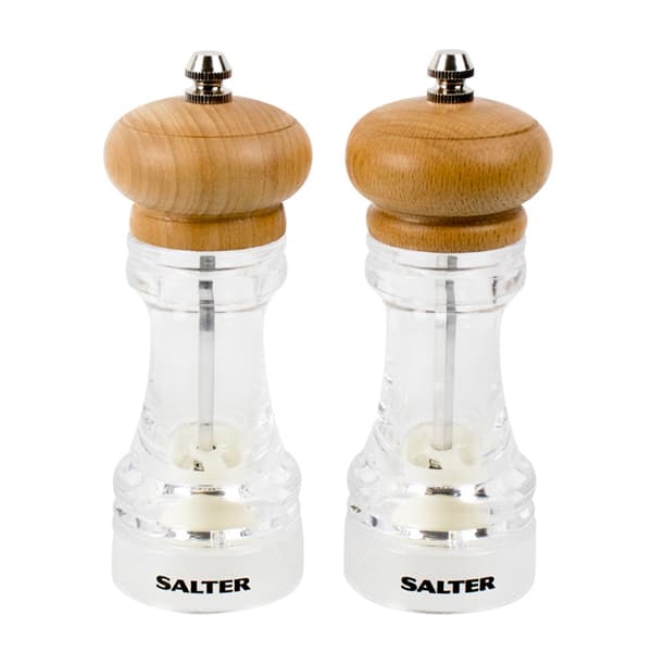 Salter Beach Wood Salt & Pepper Mills Set
