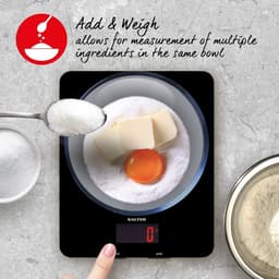 Salter Aquatronic Kitchen Scale Black image 2