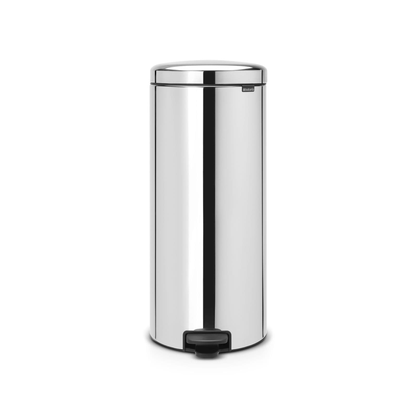 Brabantia Pedal Bin Newicon Brilliant Steel 30 Ltr