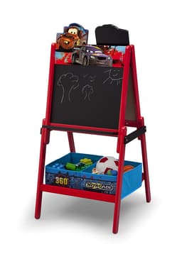 Disney Delta Children Cars Wooden Easel with Storage image 2